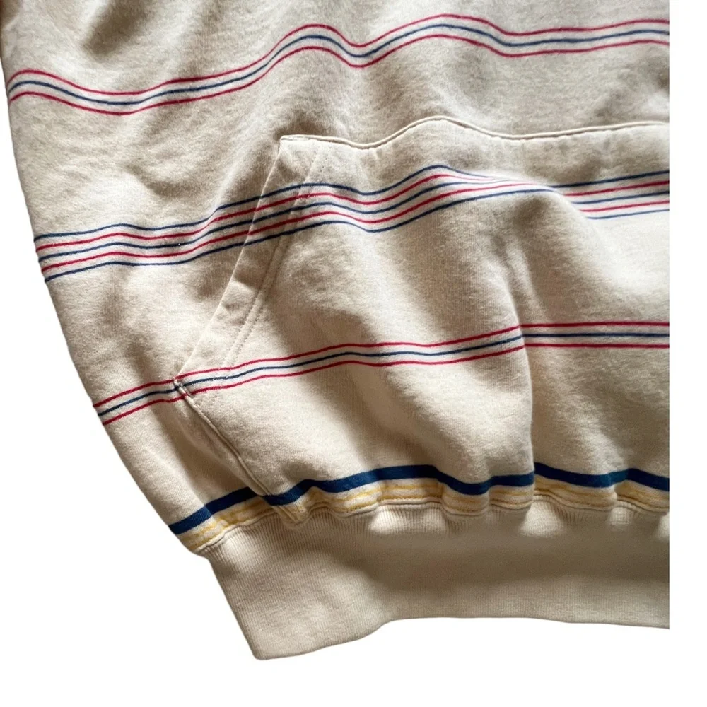 Polo Ralph Lauren Vintage Stripe Hoodie | LARGE NWOT_8
